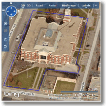 Bing Map w/ oblique image example